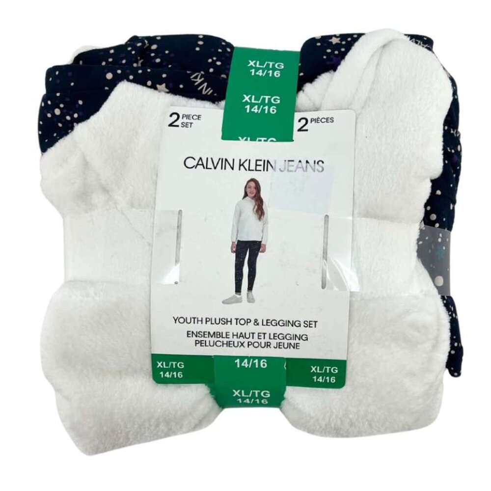 Calvin Klein Jeans Girl's Plush Top & Legging Set | 2 Piece |  Various Sizes
